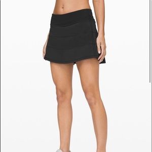 Lululemon Pace rival mid-rise skirt in tall, color - Black